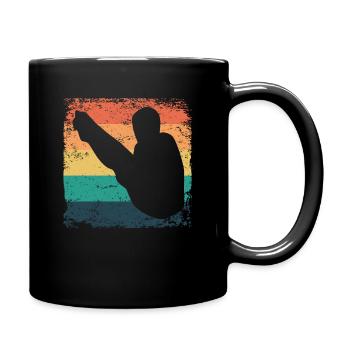 Diving, Artistic Jumping, Synchronized Diving - Full Colour Mug - black - Right