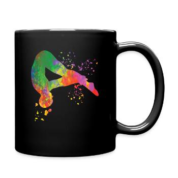 Synchronized Water Diver High Diver - Full Colour Mug - black - Right