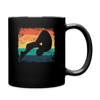 Synchronized Water Diver High Diver - Full Colour Mug - black - Right