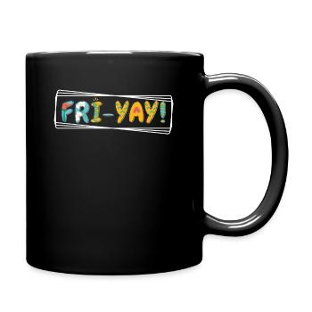 Fri Yay Enseignants Ambiance du week-end de l’école - Mug uni - noir - Droite