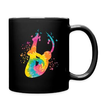 Diving, Artistic Jumping, Synchronized Diving - Full Colour Mug - black - Right