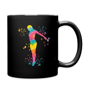 Synchronized Water Diver High Diver - Full Colour Mug - black - Right