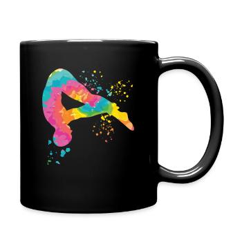 Diving, Synchronized Diving, Artistic Jumping - Full Colour Mug - black - Right