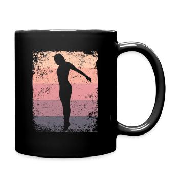 Synchronized Water Diver High Diver - Full Colour Mug - black - Right