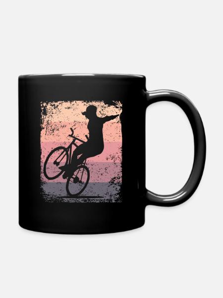 Kunstradfahren Kunstradfahrer - Tasse einfarbig - Schwarz