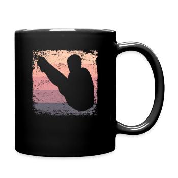 Synchronized Water Diver High Diver - Full Colour Mug - black - Right