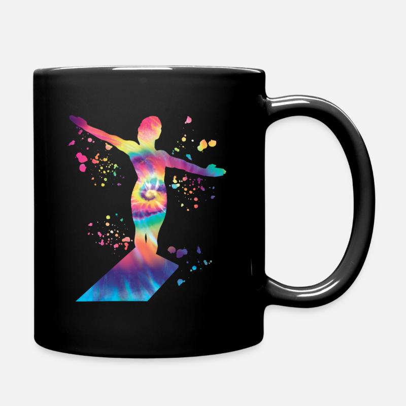 Turmspringen Synchronspringen Kunstspringen - Tasse einfarbig - Schwarz