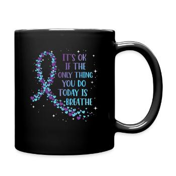 psychSensibilisation à la prévention du suicide - Mug uni - noir - Droite