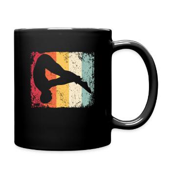 Plongeon, Saut artistique, Plongeon synchronisé - Mug uni - noir - Droite