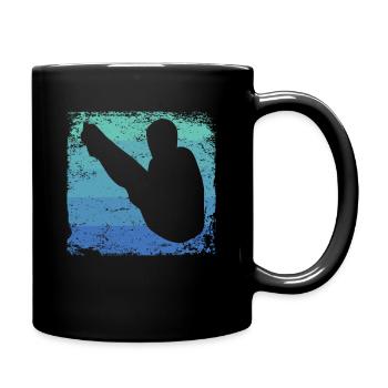 Diving, Artistic Jumping, Synchronized Diving - Full Colour Mug - black - Right