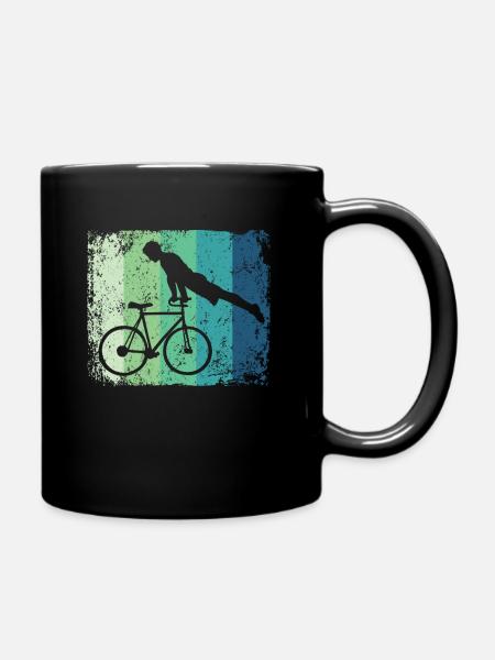 Kunstradfahren Kunstradfahrer - Tasse einfarbig - Schwarz