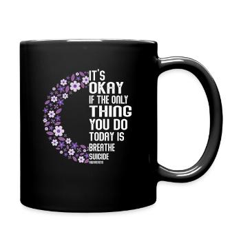 PsychicAwareness pour la prévention du suicide - Mug uni - noir - Droite