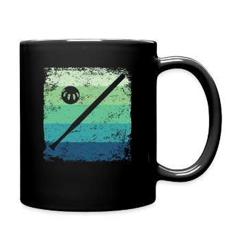 Équipe de pickleball rétro du Wiffleball Club - Mug uni - noir - Droite