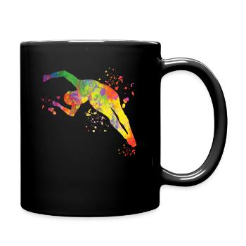 Plongeon, Plongeon synchronisé, Saut artistique - Mug uni - noir - Droite