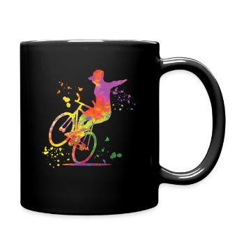 Artistic Cycling Artistic Cyclist - Full Colour Mug - black - Right