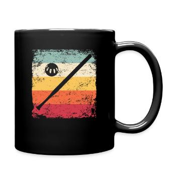 Équipe de pickleball rétro du Wiffleball Club - Mug uni - noir - Droite
