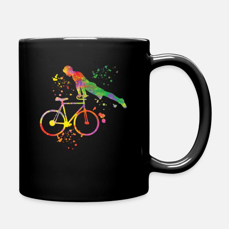 Kunstradfahren Kunstradfahrer - Tasse einfarbig - Schwarz