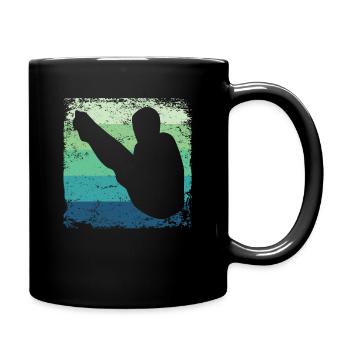 Synchronized Water Diver High Diver - Full Colour Mug - black - Right
