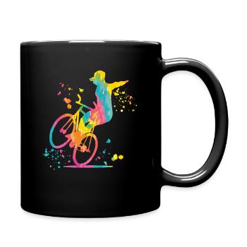 Artistic Cycling Artistic Cyclist - Full Colour Mug - black - Right