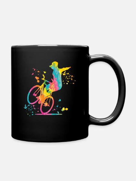 Kunstradfahren Kunstradfahrer - Tasse einfarbig - Schwarz