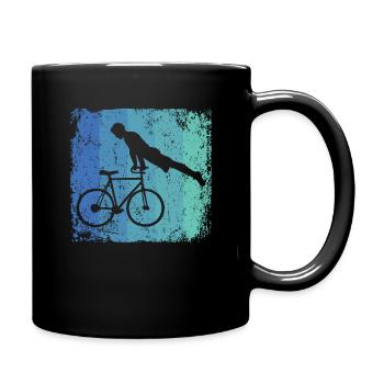 Artistic Cycling Artistic Cyclist - Full Colour Mug - black - Right