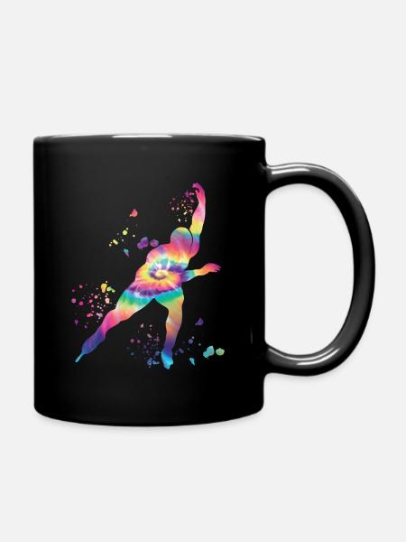 Patineuse de vitesse Sportswoman Patinage de vitesse - Mug uni - noir