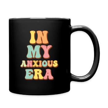 In My Anxiety Era Funny Rethinking - Full Colour Mug - black - Right