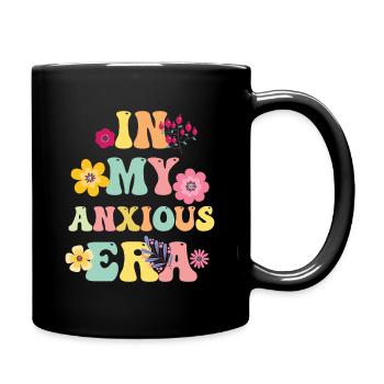 In My Anxiety Era Funny Rethinking - Full Colour Mug - black - Right
