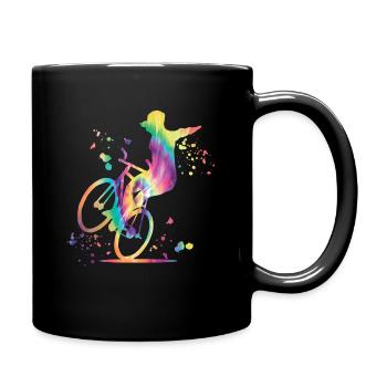 Artistic Cycling Artistic Cyclist - Full Colour Mug - black - Right
