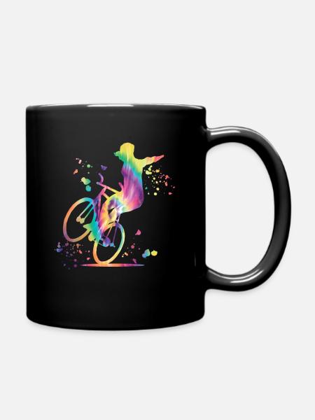 Kunstradfahren Kunstradfahrer - Tasse einfarbig - Schwarz