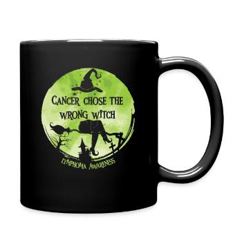 Sensibilisation au lymphome du tilleul de sorcière cancéreuse - Mug uni - noir - Droite