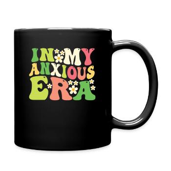 In My Anxiety Era Funny Rethinking - Full Colour Mug - black - Right