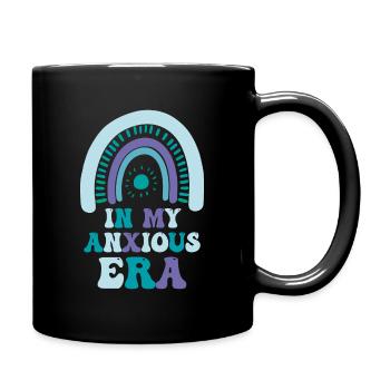 In My Anxiety Era Funny Rethinking - Full Colour Mug - black - Right