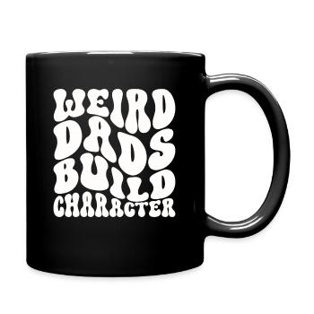 Papas bizarres Maquillage Personnage Drôle Papa - Mug uni - noir - Droite