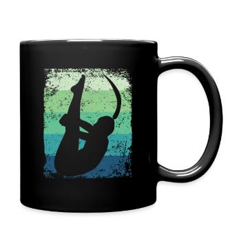 Synchronized Water Diver High Diver - Full Colour Mug - black - Right