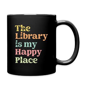 Bibliothèque livre amant lecture rat de bibliothèque - Mug uni - noir - Droite