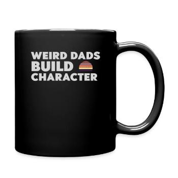 Weird Dads Make Up Character Funny Dad - Full Colour Mug - black - Right
