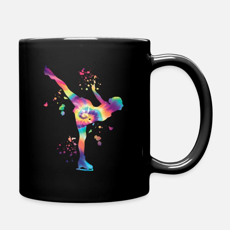 Eiskunstläufer Schlittschuhlaufen Eiskunstlauf - Tasse einfarbig - Schwarz