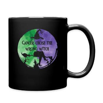 Cancer Sorcière Vert Violet Anal Cancer - Mug uni - noir - Droite