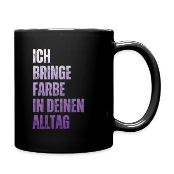 I Bring Paint Painter Dad Varnisher - Full Colour Mug - black - Right