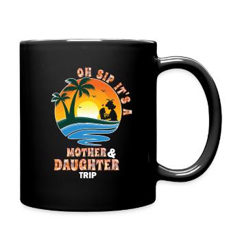 Mother-daughter trip 2024 - Full Colour Mug - black - Right