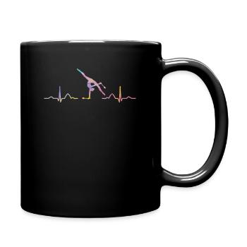 Gymnastics Clubs ECG Rhythmic Gymnastics - Full Colour Mug - black - Right