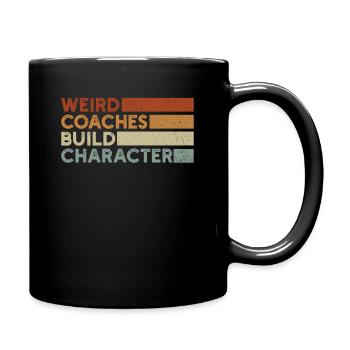 Seltsame Coaches Bilden Charakter Coach - Tasse einfarbig - Schwarz - Rechts