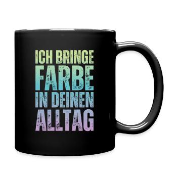 I Bring Paint Painter Dad Varnisher - Full Colour Mug - black - Right