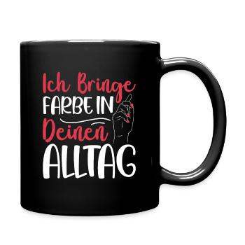 I Bring Paint Painter Dad Varnisher - Full Colour Mug - black - Right