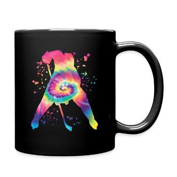 Eishockeyspieler Jungen Eishockey - Tasse einfarbig - Schwarz - Rechts