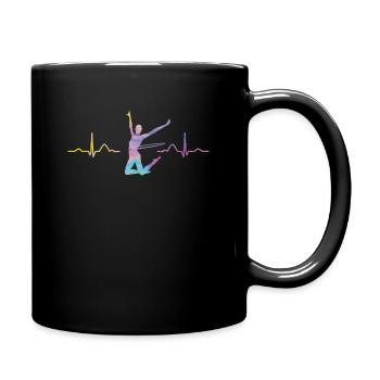 Rhythmic gymnastics - Full Colour Mug - black - Right
