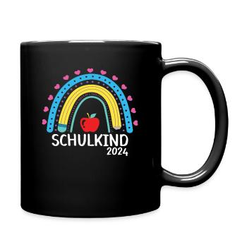 Start of school enrollment school child 2024 - Full Colour Mug - black - Right