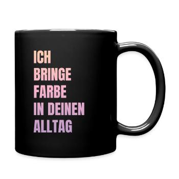 I Bring Paint Painter Dad Varnisher - Full Colour Mug - black - Right