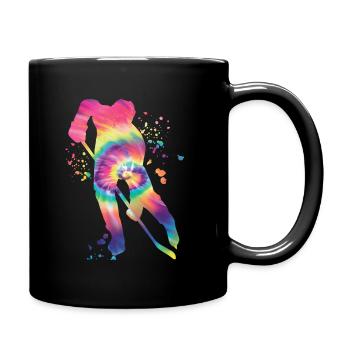 Eishockeyspieler Jungen Eishockey - Tasse einfarbig - Schwarz - Rechts